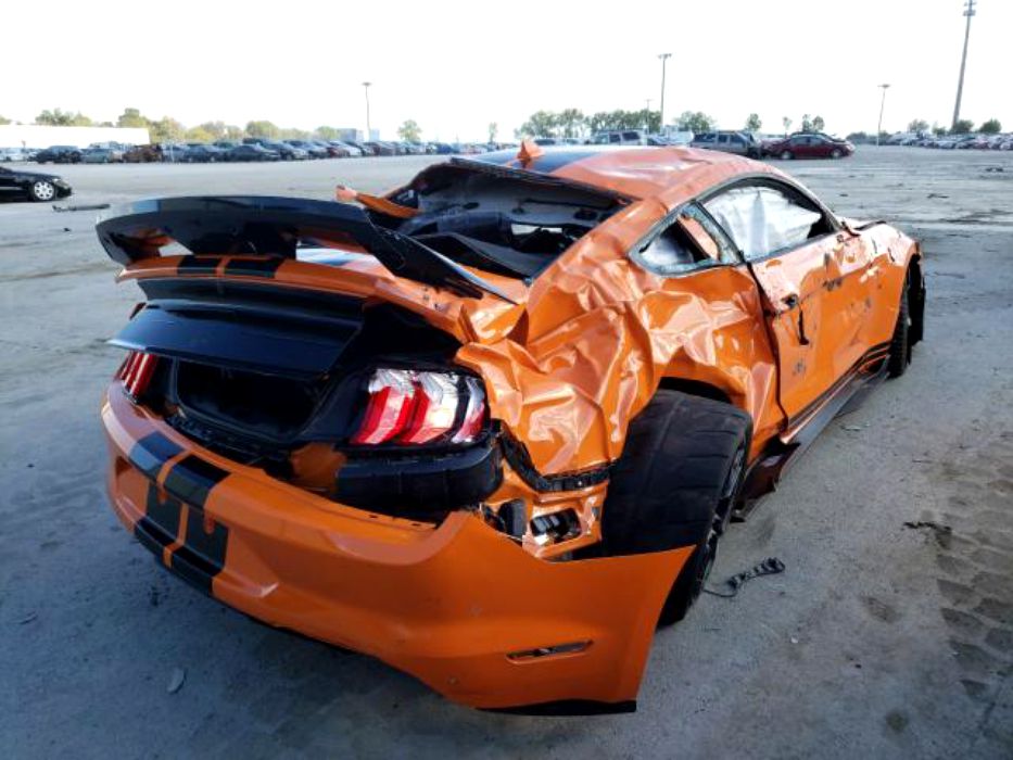 Damaged Ford Mustang Shelby for sale