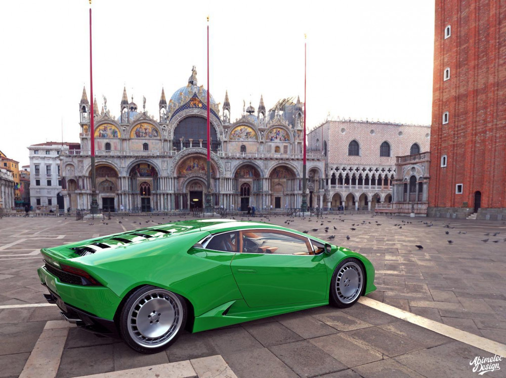 Lamborghini Huracan Countach-inspired