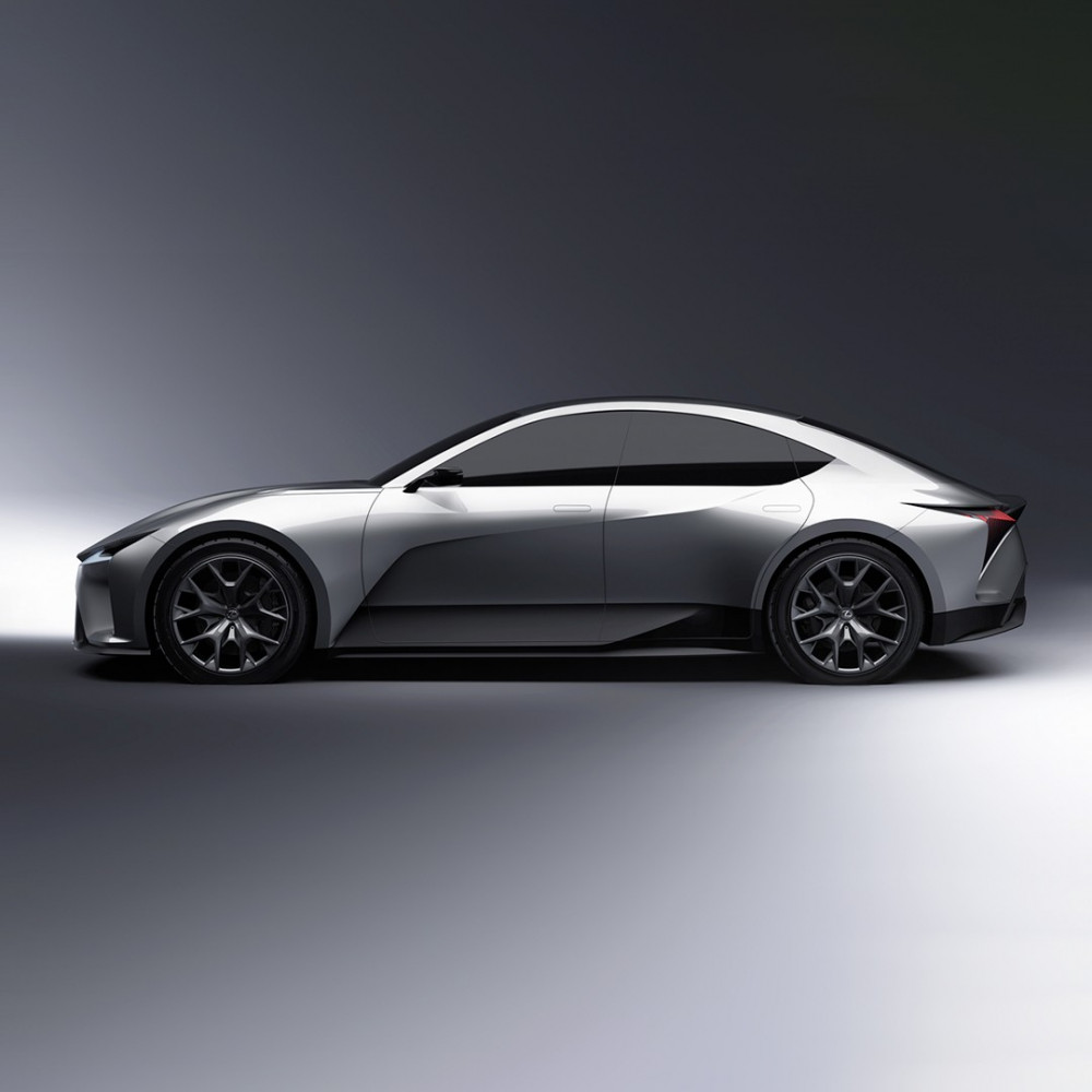 Lexus Sedan Models Rear Lexus Electrified Sedan Concept Gets a Closer Look