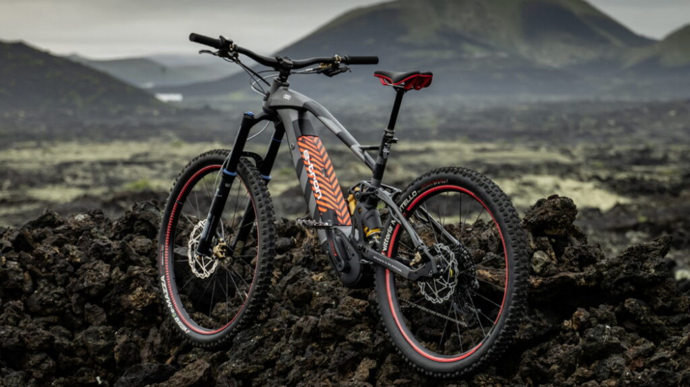 Audi electric mountain bike powered by Fantic