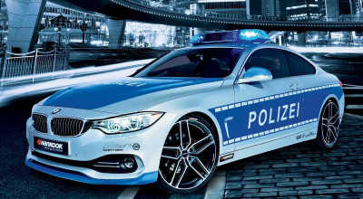 AC Schnitzer changes BMW-4 design into police uniform. - Photo