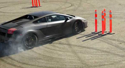 How to make Gymkhana with a Lamborghini Gallardo! - Photo