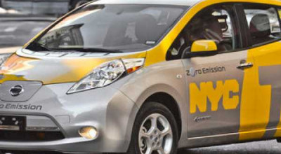 Nissan Leaf taxi - Photo