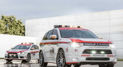 Lancer EVO X and the Outlander – Safety Cars at Pikes Peak! - Photo