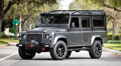 Electrical Land Rover Defender. - Photo