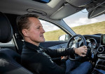 Schumacher at the wheel of the new Mercedes-Benz C-Class - Photo