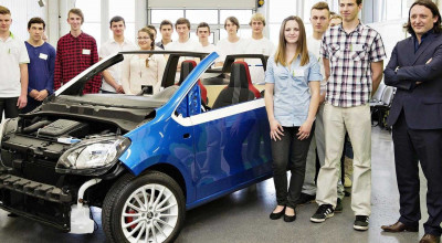 Skoda CitiJet: Convertible Citigo site created by trainees! - Photo