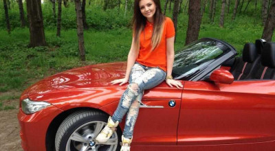 Diana Grigor a girl good at cars! - Photo