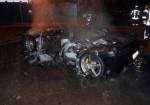 And the rich people cry, the son of a Swiss millionaire has burned his Supercar Ferrari, because he wanted a new car from the insurance company account. - Photo