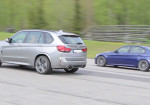 Duel challenging, BMW M3 versus BMW X5M! - Photo
