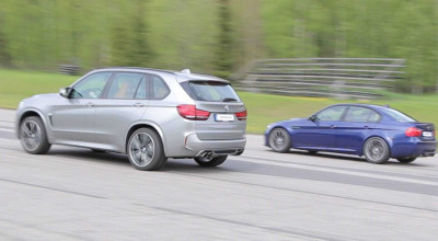 Duel challenging, BMW M3 versus BMW X5M! - Photo