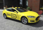 In Russia the first Tesla Model S taxis! - Photo