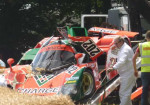 A one of a kind Mazda 767B was damaged at the Godwood Speed Festival (VIDEO) - Photo
