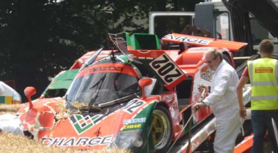 A one of a kind Mazda 767B was damaged at the Godwood Speed <span style='background: #ff0000'>Festival</span> (VIDEO) - Photo