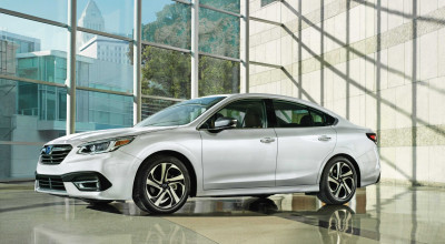 The future Subaru Legacy debuts on February 6. - Photo