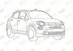 Fiat 500X is disclosed by the patent drawings! - Photo