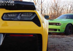 Fight of Titans: Charger SRT Hellcat vs Corvette Z06 vs Mustang Shelby GT500! - Photo