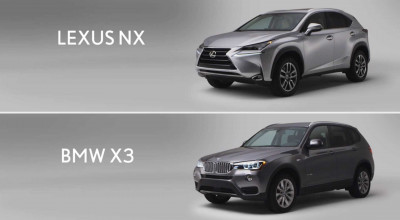 <span style='background: #ff0000'>Lexus</span> challenges BMW, again, this time is NX vs X3! - Photo