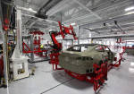 How looks the factory where Tesla is building its new Model X? - Photo