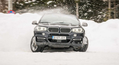 BMW X6 versus snow plow! - Photo