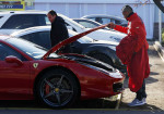 The star of the Club Juventus has smashed his Ferrari 458. - Photo