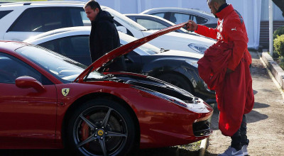 The star of the Club Juventus has smashed his Ferrari 458. - Photo