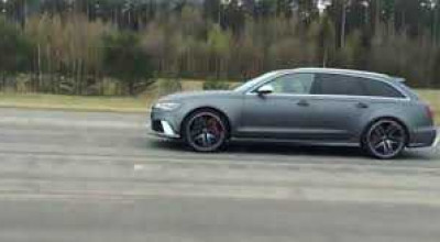 Drag Race: BMW M5 vs Audi RS6, both with approximately 700 hp! - Photo