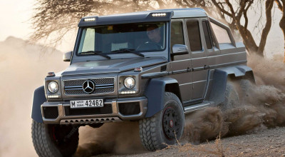 Mercedes-Benz G63 AMG 6 × 6 is banned in the big cities of China! - Photo