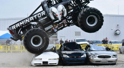 Ramin has set a new record for the fastest Monster Truck (VIDEO). - Photo
