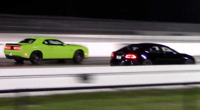 Race on: Tesla Model S vs Challenger SRT Hellcat (VIDEO) - Photo