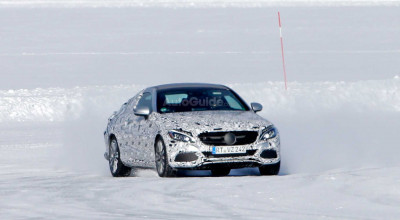 Spies have caught the new Mercedes-Benz C-Class Coupe on camera! - Photo