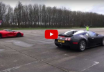 The fight of the Titans: Bugatti Veyron versus Ferrari LaFerrari in a drag race! - Photo