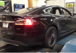 Tesla Model S P85D put on a dyno stand! Experts were surprised! - Photo