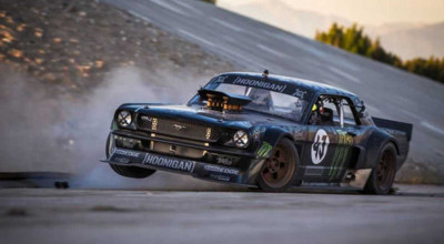 Ken Block is a nutcase! See what it does in an 845 HP Mustang in the new Gymkhana Episode 7! - Photo