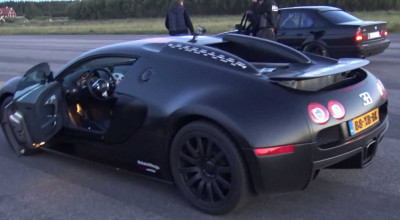 This Epic 900 HP Turbocharged BMW M5 E34 Vs. The Mighty Veyron (VIDEO) - Photo