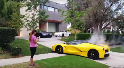 Sometimes Justice Comes Quick - This Idiot In A LaFerrari Deserved It! - Photo