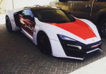 A supercar of 3.4 million USD got in the police garage in Dubai! - Photo