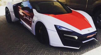 A supercar of 3.4 million USD got in the police garage in Dubai! - Photo
