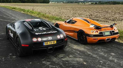Race of Studs: Koenigsegg CCXR vs Bugatti Veyron [Video] - Photo