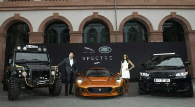 Jaguar and Land Rover introduced the main actors in the Spectre film! - Photo