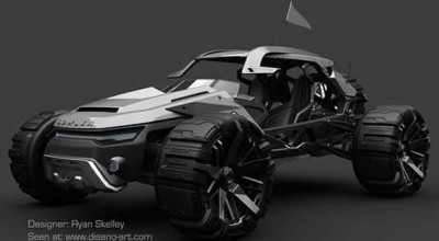 You think this Bowler Raptor is able to cross the dunes on Mars? - Photo