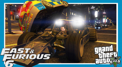 Fast & Furious visits the Virtual World of GTA V. - Photo