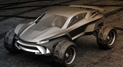 The Sidewinder concept - all land on Mars! - Photo