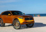 Infiniti FX with 32-inch wheels: the perfect car to stand out! - Photo