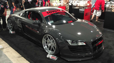 Liberty Walk is at it again with an Audi R8 for the <span style='background: #ff0000'>SEMA</span> show! - Photo