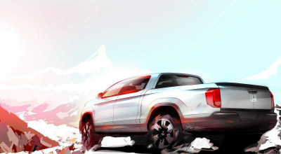 Honda will bring its 2017 Ridgeline pickup to the <span style='background: #ff0000'>SEMA</span> show in Las Vegas next month. - Photo