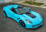 Chevrolet Corvette in toxic colors. What's not to love about it? - Photo