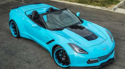 Chevrolet Corvette in toxic colors. What's not to love about it? - Photo