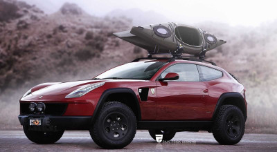 Introducing the X-FF: A <span style='background: #ff0000'>Custom</span> SUV Made from Ferrari FF Body! - Photo