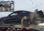 See How A Ford Mustang Tyre Explodes On A Dyno At 150 MPH! - Photo